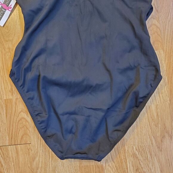 Instantfigure Modest High Neck One-Piece Swimsuit - Picture 8 of 9